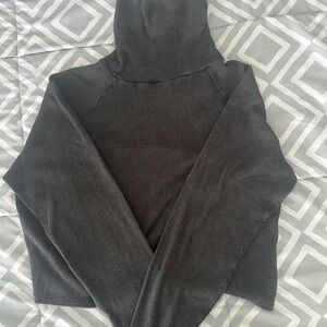 Women’s PacSun waffle knit cropped turtleneck
